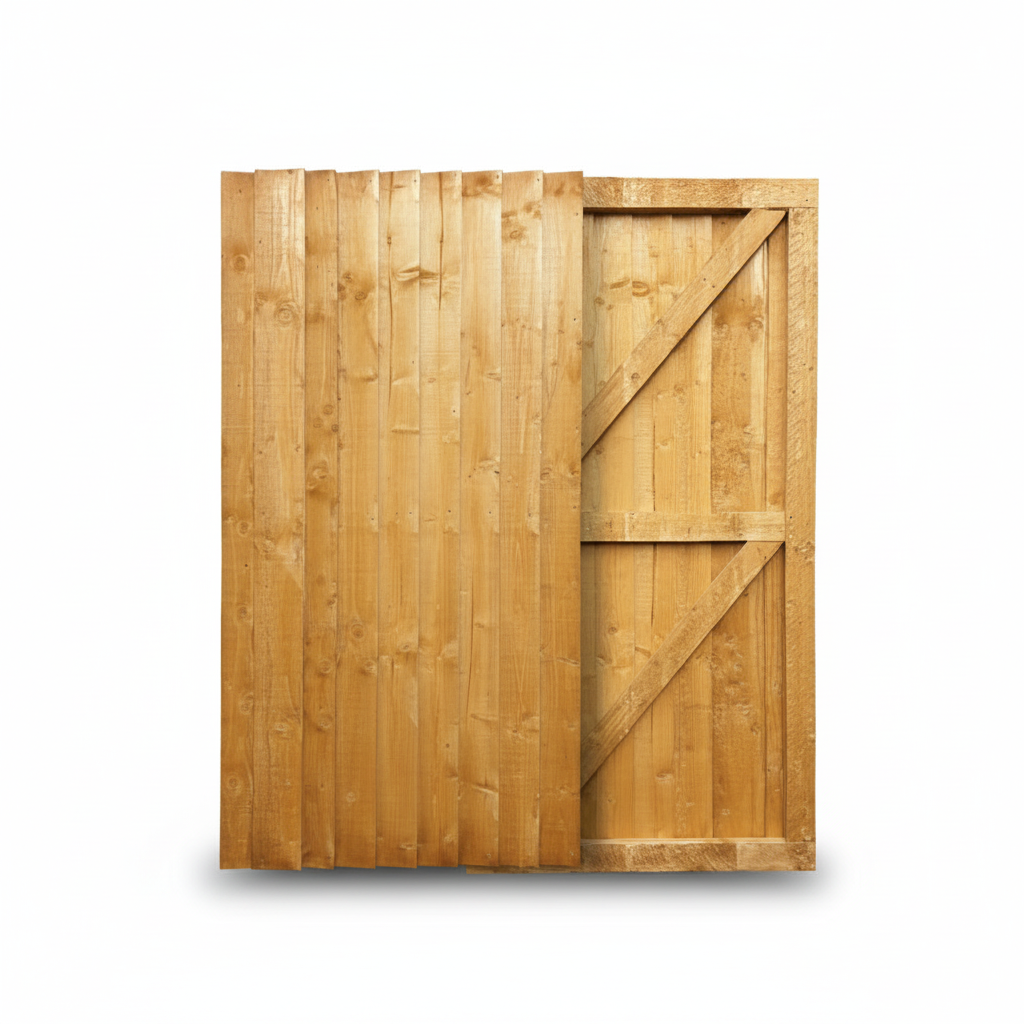 Full Framed Feather Edge Gate